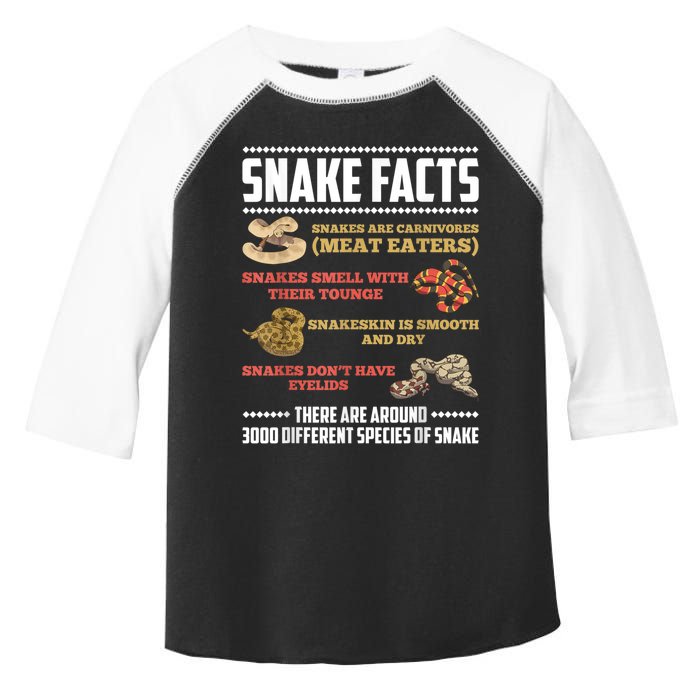 Funny Snake Facts Herpetology Toddler Fine Jersey T-Shirt