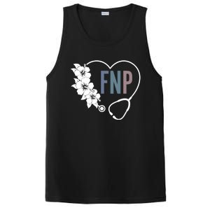 Flower Stethoscope Family Nurse Practitioner Fnp Preceptor Gift PosiCharge Competitor Tank