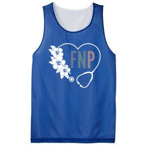 Flower Stethoscope Family Nurse Practitioner Fnp Preceptor Gift Mesh Reversible Basketball Jersey Tank