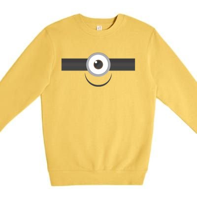 Funny Smile Face Cute Design Premium Crewneck Sweatshirt