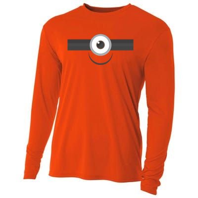 Funny Smile Face Cute Design Cooling Performance Long Sleeve Crew