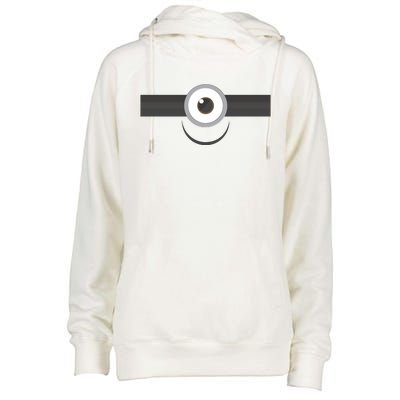 Funny Smile Face Cute Design Womens Funnel Neck Pullover Hood