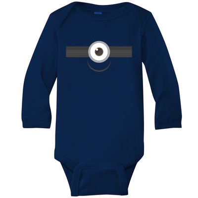 Funny Smile Face Cute Design Baby Long Sleeve Bodysuit