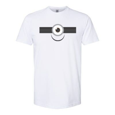 Funny Smile Face Cute Design Softstyle CVC T-Shirt