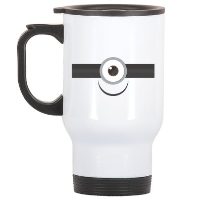 Funny Smile Face Cute Design Stainless Steel Travel Mug