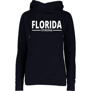 Florida Strong Womens Funnel Neck Pullover Hood