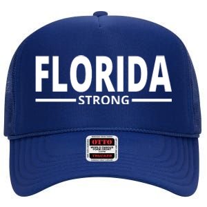 Florida Strong High Crown Mesh Back Trucker Hat