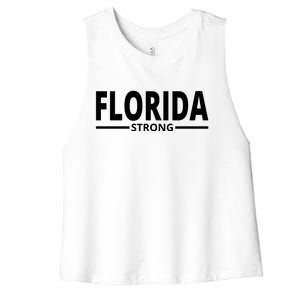 Florida Strong Women's Racerback Cropped Tank