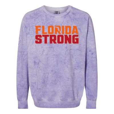 Florida Strong Colorblast Crewneck Sweatshirt