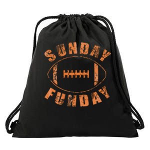 Football Sunday Funday Drawstring Bag