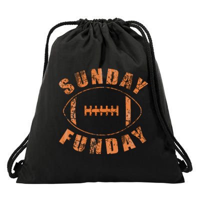 Football Sunday Funday Drawstring Bag