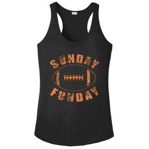 Football Sunday Funday Ladies PosiCharge Competitor Racerback Tank