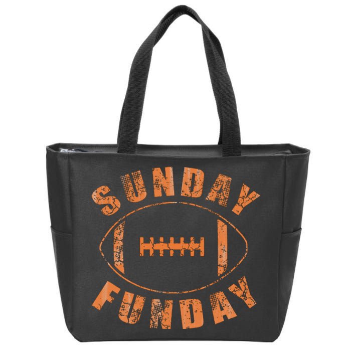 Football Sunday Funday Zip Tote Bag