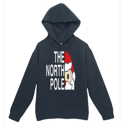 Funny Santa Face Christmas Parody The North Pole Urban Pullover Hoodie