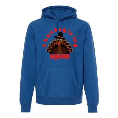 Friendsgiving Squad Funny Happy Thanksgiving Turkey Funny Gift Premium Hoodie