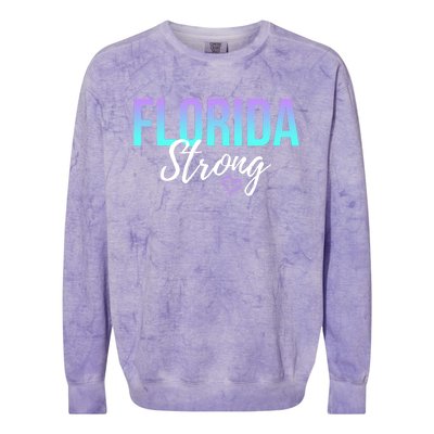 Florida Strong Colorblast Crewneck Sweatshirt