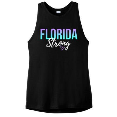 Florida Strong Ladies PosiCharge Tri-Blend Wicking Tank