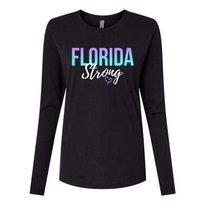 Florida Strong Womens Cotton Relaxed Long Sleeve T-Shirt