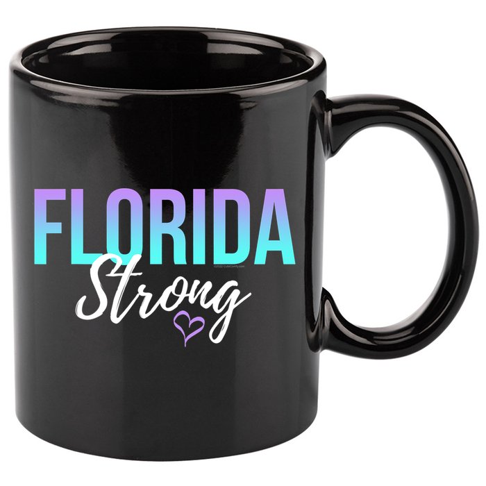Florida Strong 11oz C Handle Ceramic Mug