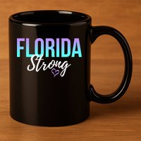 Florida Strong 11oz C Handle Ceramic Mug