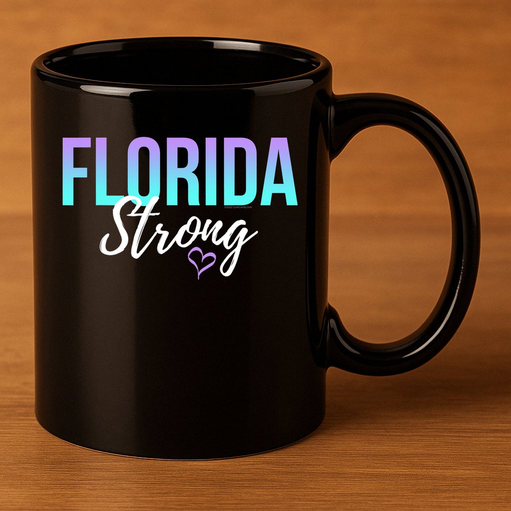 Florida Strong 11oz C Handle Ceramic Mug