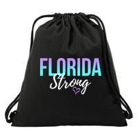 Florida Strong Drawstring Bag
