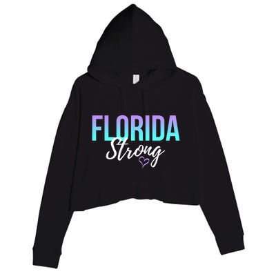 Florida Strong Crop Fleece Hoodie