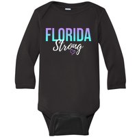 Florida Strong Baby Long Sleeve Bodysuit