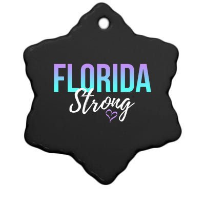 Florida Strong Ceramic Star Ornament