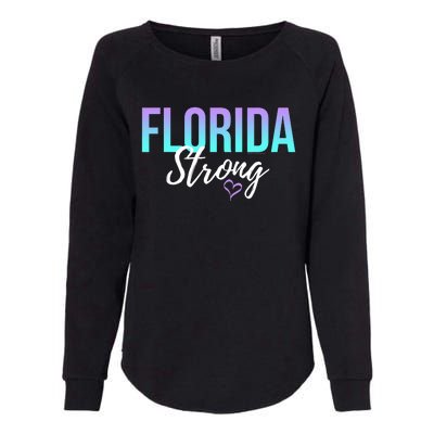 Florida Strong Womens California Wash Sweatshirt