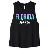 Florida Strong Women's Racerback Cropped Tank