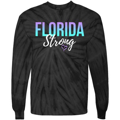 Florida Strong Tie-Dye Long Sleeve Shirt