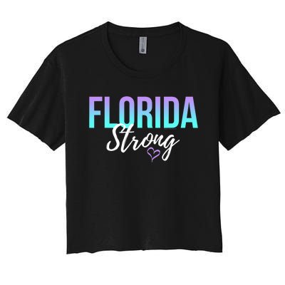 Florida Strong Women's Crop Top Tee