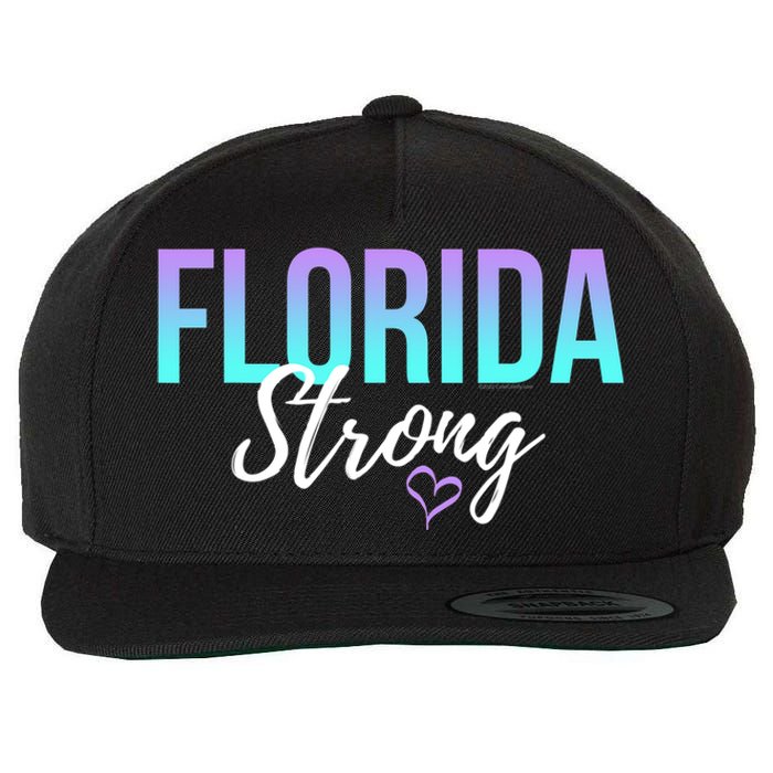 Florida Strong Wool Snapback Cap