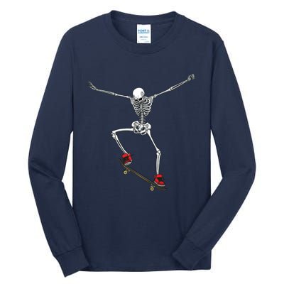 Funny Skateboarding For Women Skateboard Skateboarder Tall Long Sleeve T-Shirt