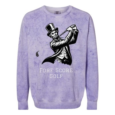 Fore Score Colorblast Crewneck Sweatshirt