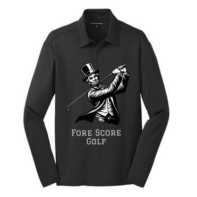 Fore Score Silk Touch Performance Long Sleeve Polo