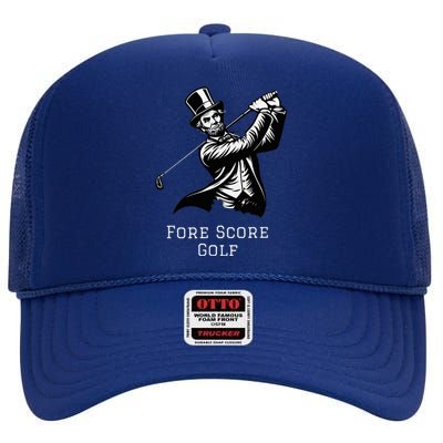 Fore Score High Crown Mesh Back Trucker Hat