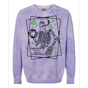 Funny St Colorblast Crewneck Sweatshirt