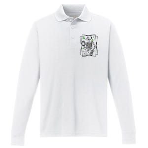 Funny St Performance Long Sleeve Polo