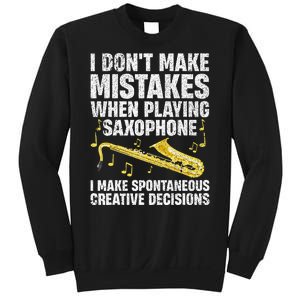 Funny Saxophone For Women Marching Band Player Musician Sweatshirt