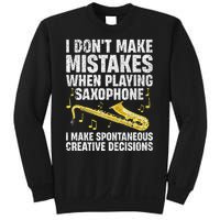 Funny Saxophone For Women Marching Band Player Musician Sweatshirt