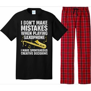 Funny Saxophone For Women Marching Band Player Musician Pajama Set