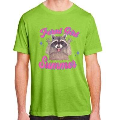 Feral Summer Funny Raccoon Adult ChromaSoft Performance T-Shirt