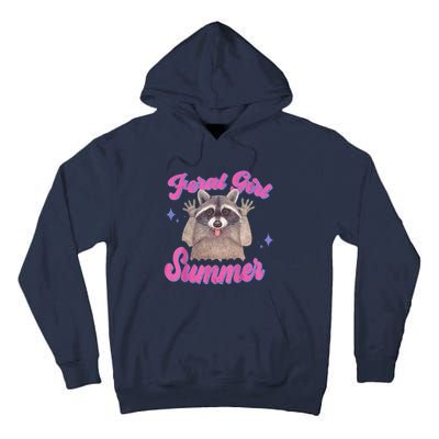 Feral Summer Funny Raccoon Tall Hoodie