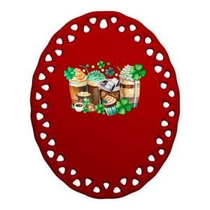 Funny St Ceramic Oval Ornament