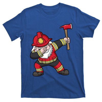 Fire Santa Firefighter Dabbing Dance Cool Gift T-Shirt