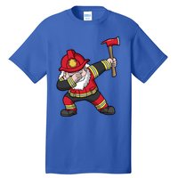 Fire Santa Firefighter Dabbing Dance Cool Gift Tall T-Shirt