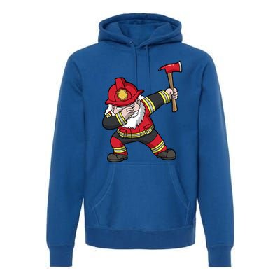 Fire Santa Firefighter Dabbing Dance Cool Gift Premium Hoodie