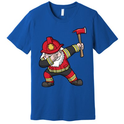 Fire Santa Firefighter Dabbing Dance Cool Gift Premium T-Shirt